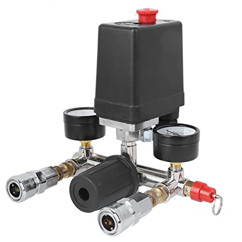 Druckschalter Kompressor 230 V Halterung Montage Druckregelschalter Ventil Verteilerregler für Verteiler Kompressor Halterung Montage von Acouto
