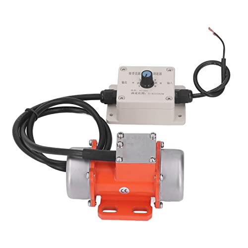 Elektrischer Vibrationsmotor, 30 W, 4000 U/min, Wechselbare Erregungskraft, Bürstenloser Gleichstrom-Vibrationsmotor mit Drehzahlregler (DC24V) von Acouto