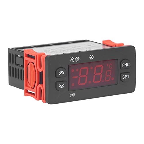 Mikrocomputer-Temperaturregler, digitaler LED-Thermostatschalter mit integriertem Sensor für Kühlschränke, AC 230 V, 8 A Relaisleistung, NTC-Sensor ETC 974 von Acouto