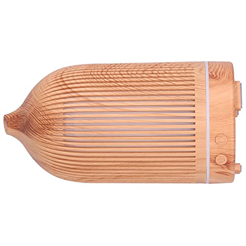 Luftbefeuchter, 200Ml Mini Luftbefeuchter Dampf Luftbefeuchter Holzmaserung USB Lade Diffusor Mit Nachtlicht Für Zuhause Schlafzimmer von Acouto