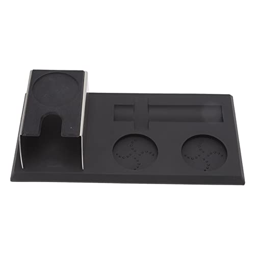 Normcore -Tamping-Station -C Rutschfest, Vertieft, Polierte Rückseite -C Tampermatten-Halter-Set mit Einfachem und Praktischem Design -C Kaffeezubehör-Werkzeug für Bars von Acouto