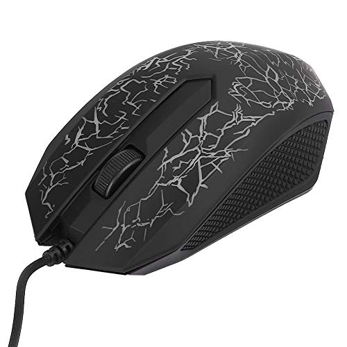 Optical Kabel Professionelles Gaming für Farbenfrohe Hintergrundbeleuchtung Computer A30Black A30 ohne oder L Optische Mausverdrahtung Mausgaming MouseComputer Mouse (A30) von Acouto