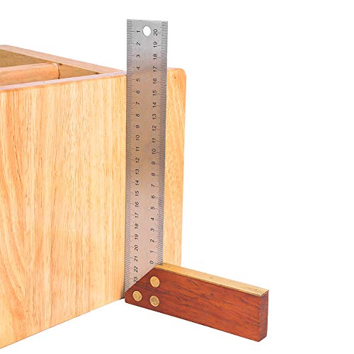 Rulerright Winkel Ruler90 ° Regel 250 Mm Rechter Winkel Lineal Multi -Funktion Mahagoni Verdickte Mess Herrscher Es Ist Nicht von Acouto