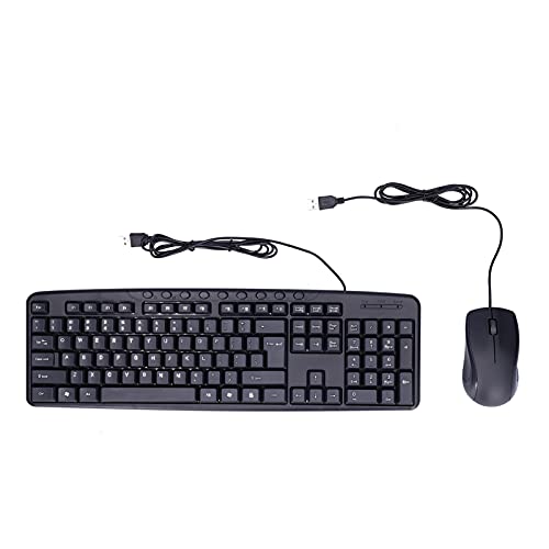 Wired Keyboard Combhowired Mous Wired Keyboard Combo USB Desktop Notebook Computerzubehör für Home Office Haltbarkeit Ihre Elevate Kabel -Handgestelle Materi Sicherheitsgröße sicherstellen. Wired Keyboard Combhowired Mous Wired Keyboard Combo USB Desktop Notebook Computerzubehör für Home Office Haltbarkeit Ihre Elevate Kabel -Handgestelle Materi Sicherheitsgröße sicherstellen. von Acouto