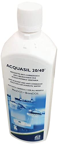 Acquabrevetti Aquasil Flüssigkeit 20/40® in der Flasche 1 l für Dosierpumpen MiniDos und BravaDos von Acqua Brevetti