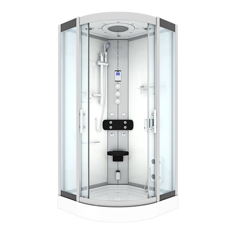 AcquaVapore Dampfdusche Duschtempel Sauna Dusche Duschkabine D46-00T3 80x80 von AcquaVapore