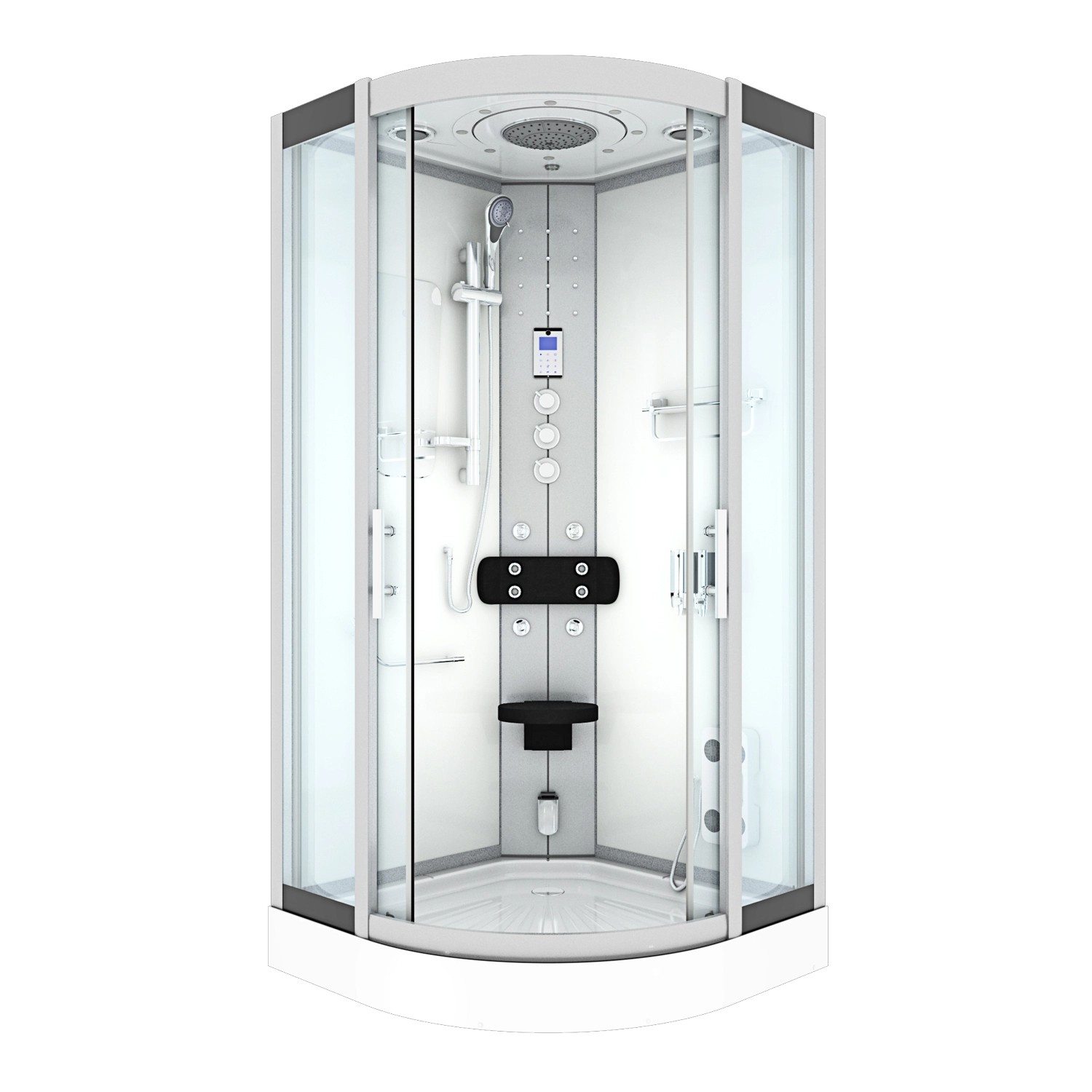 AcquaVapore Dampfdusche Duschtempel Sauna Dusche Duschkabine D46-10T3-EC 90x90 AcquaVapore Dampfdusche Duschtempel Sauna Dusche Duschkabine D46-10T3-EC 90x90 von AcquaVapore