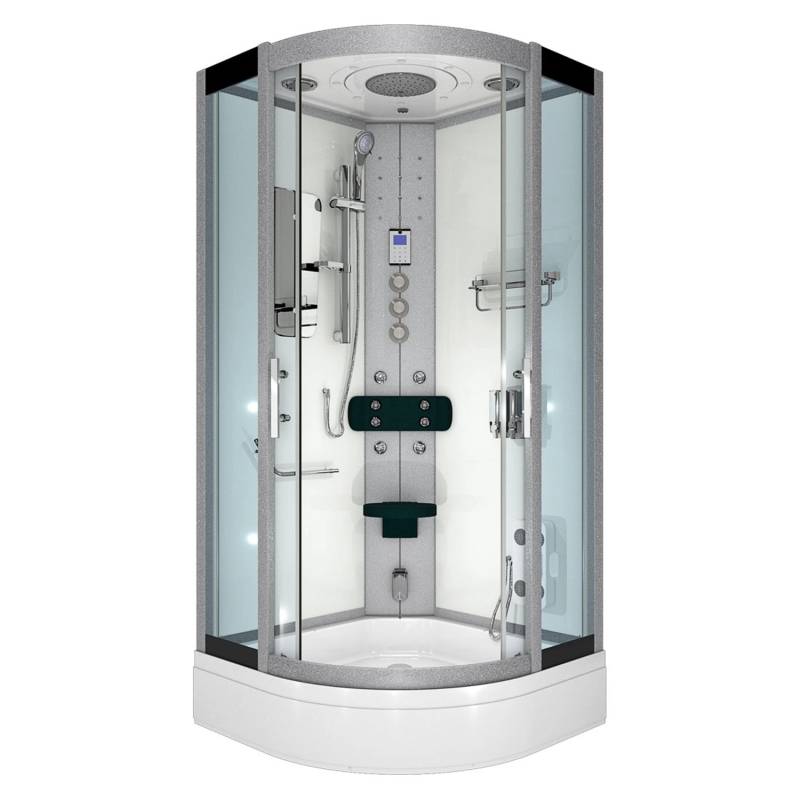 AcquaVapore Dampfdusche Duschtempel Sauna Dusche Duschkabine D46-50T3-EC 90x90 von AcquaVapore