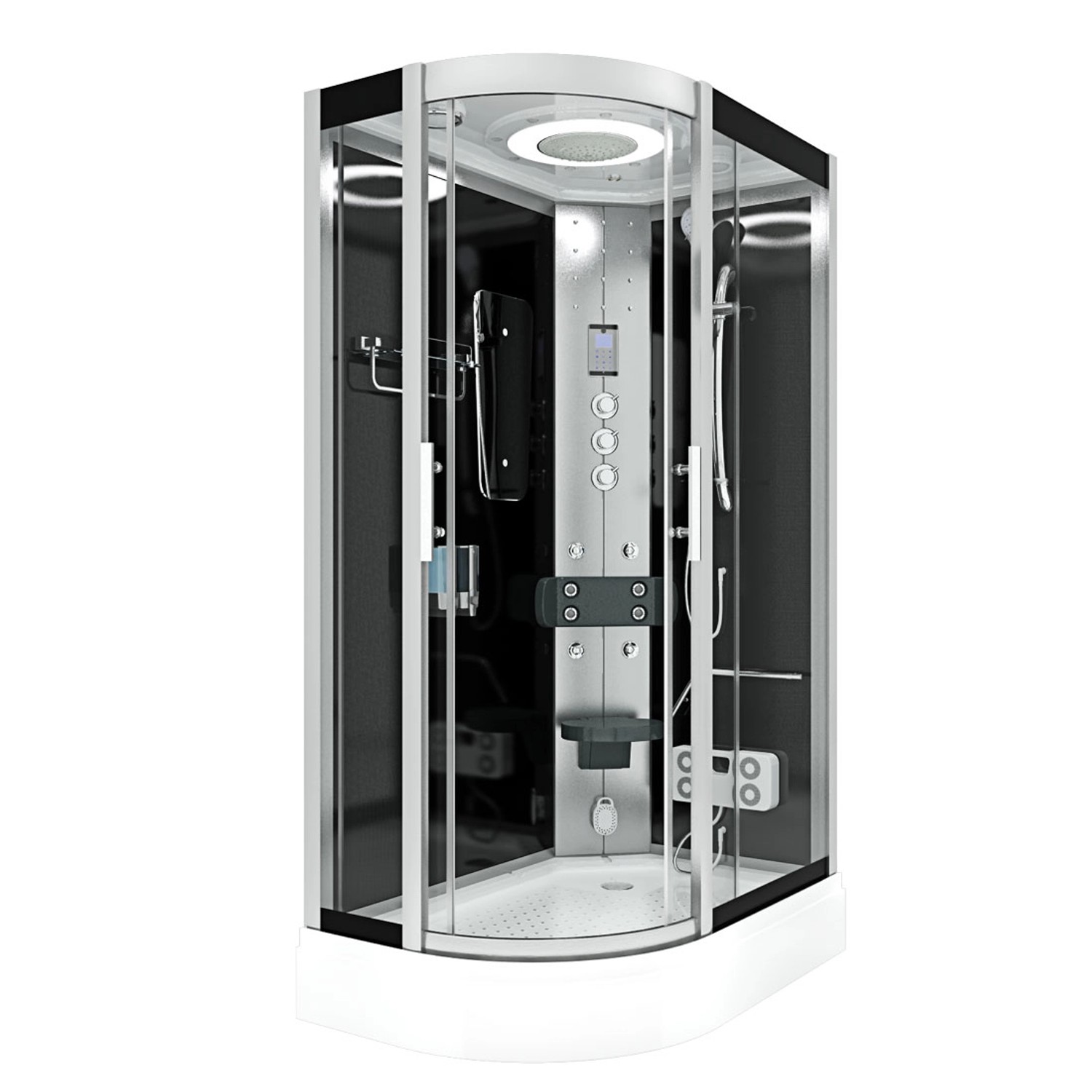 AquaVapore Duschkabine Komplettdusche Fertigdusche Dusche D60-73T1L-EC 120x80 cm AquaVapore Duschkabine Komplettdusche Fertigdusche Dusche D60-73T1L-EC 120x80 cm von AcquaVapore
