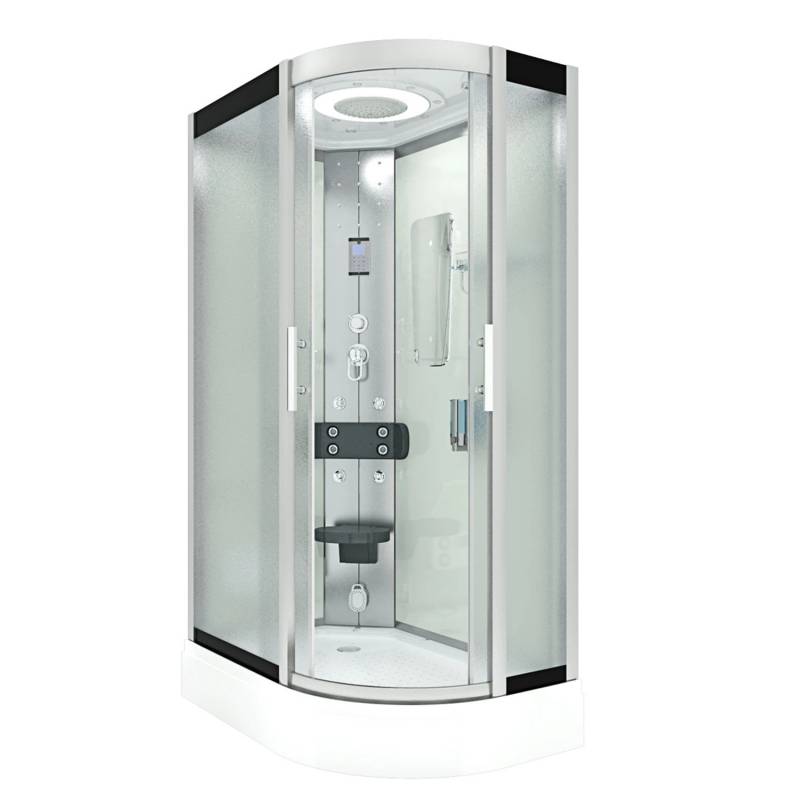 AquaVapore Dusche Duschkabine D60-70M2R-EC Duschtempel Sauna 80x120 cm von AcquaVapore