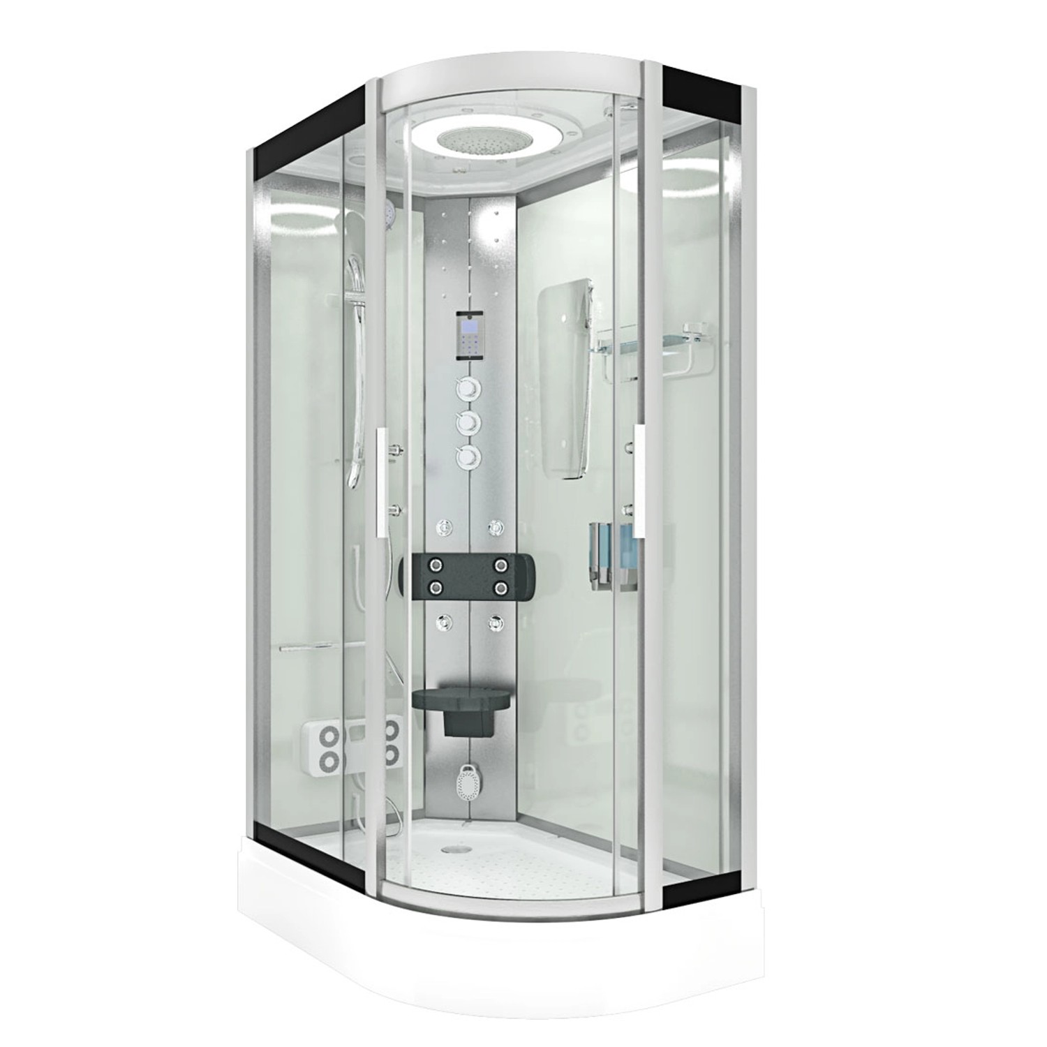 AquaVapore Dusche Duschkabine D60-70T3R Duschtempel Sauna 80x120 cm AquaVapore Dusche Duschkabine D60-70T3R Duschtempel Sauna 80x120 cm von AcquaVapore