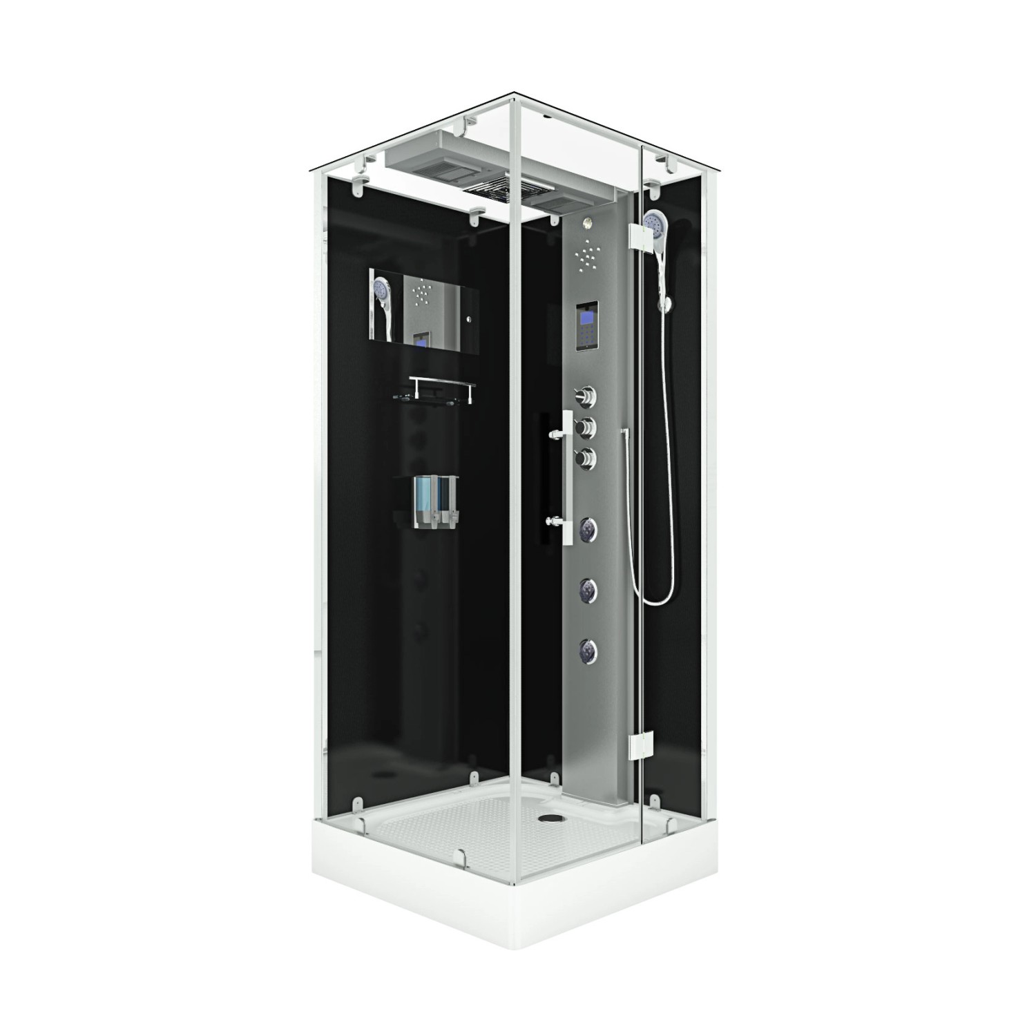 AquaVapore Duschkabine Komplettdusche D38-03R1-EC Fertigdusche Dusche 80x80 cm AquaVapore Duschkabine Komplettdusche D38-03R1-EC Fertigdusche Dusche 80x80 cm von AcquaVapore