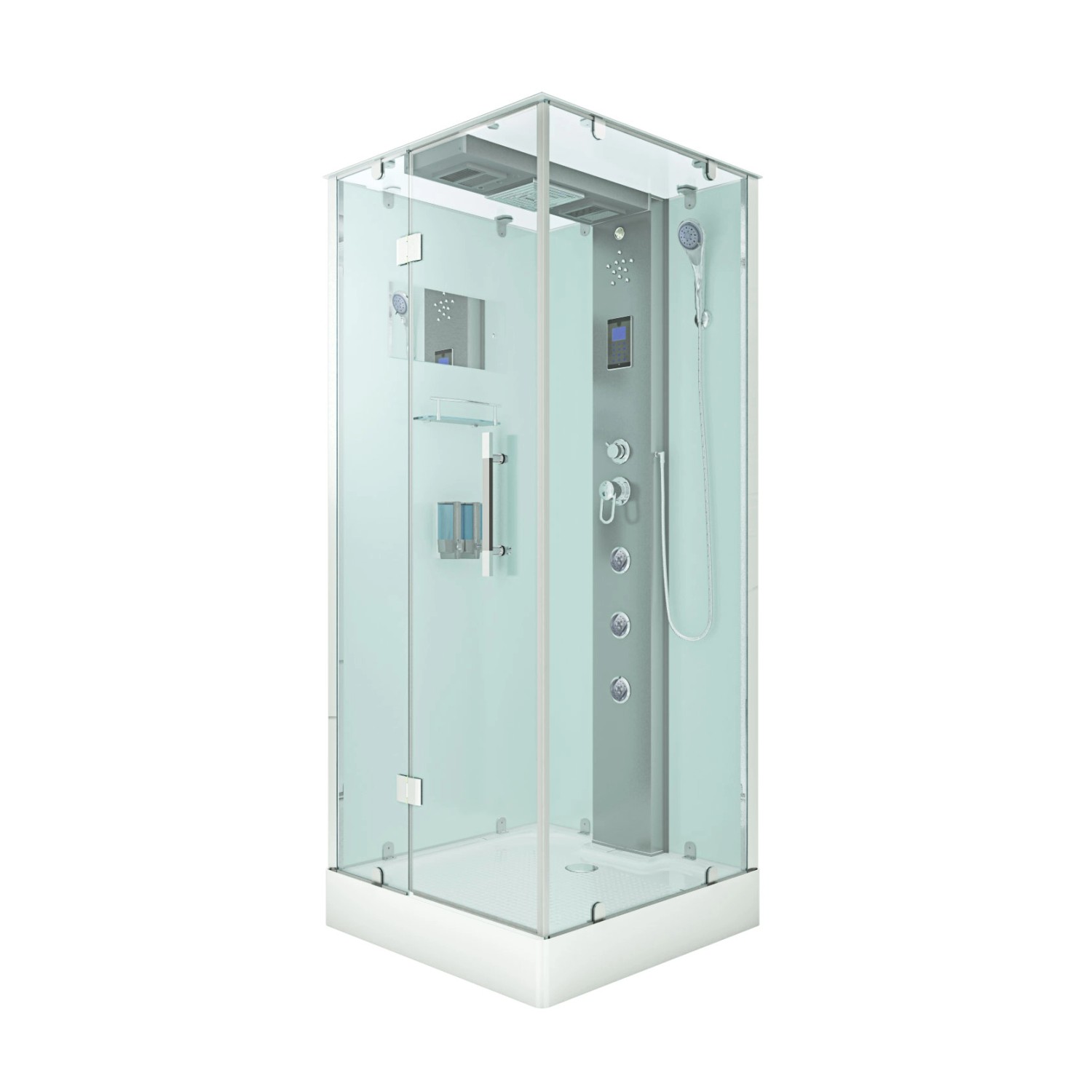 AquaVapore Duschkabine Komplettdusche D38-10L0-EC Fertigdusche Dusche 90x90 cm AquaVapore Duschkabine Komplettdusche D38-10L0-EC Fertigdusche Dusche 90x90 cm von AcquaVapore