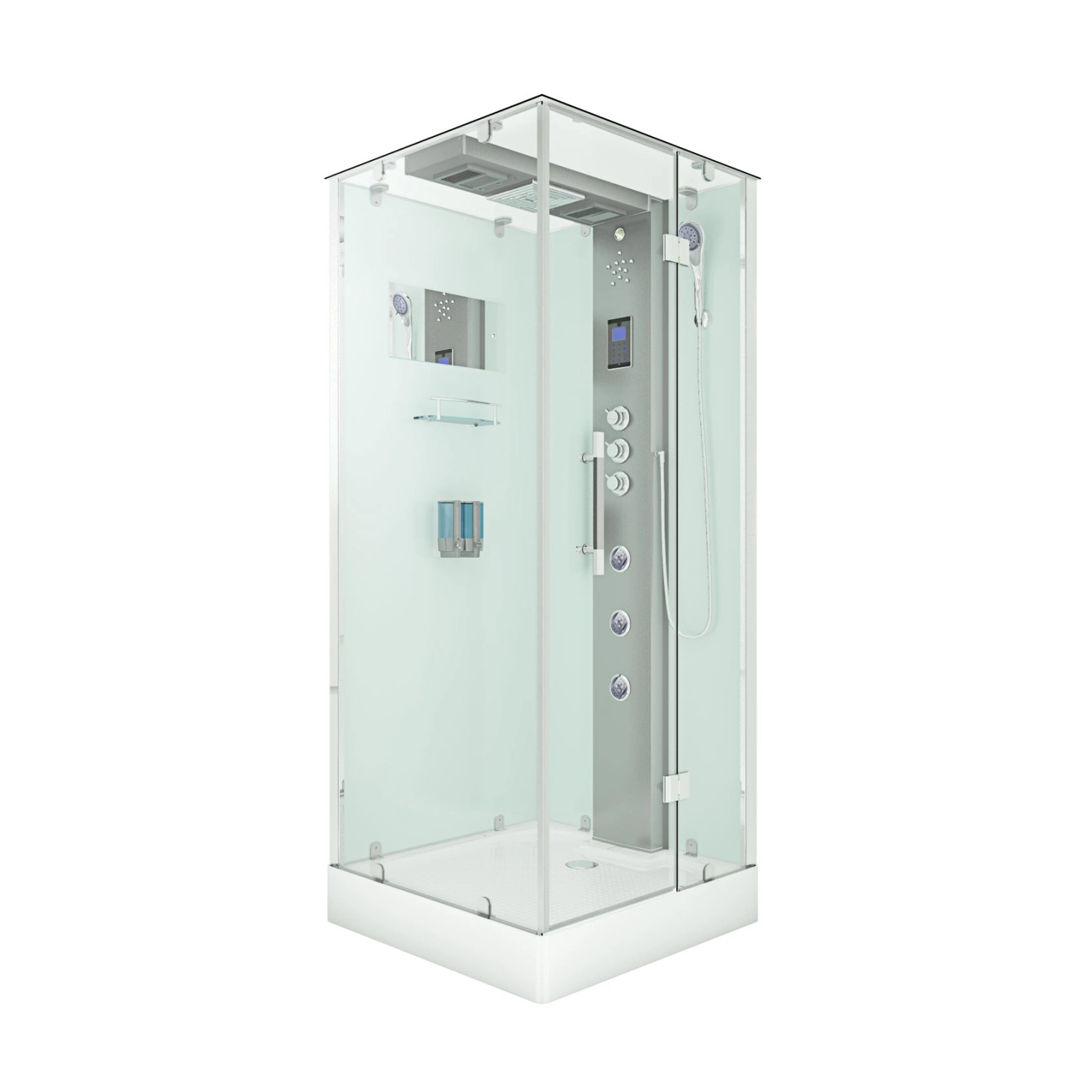 AquaVapore Duschkabine Komplettdusche D38-20R1-EC Fertigdusche Dusche 100x100 cm AquaVapore Duschkabine Komplettdusche D38-20R1-EC Fertigdusche Dusche 100x100 cm von AcquaVapore