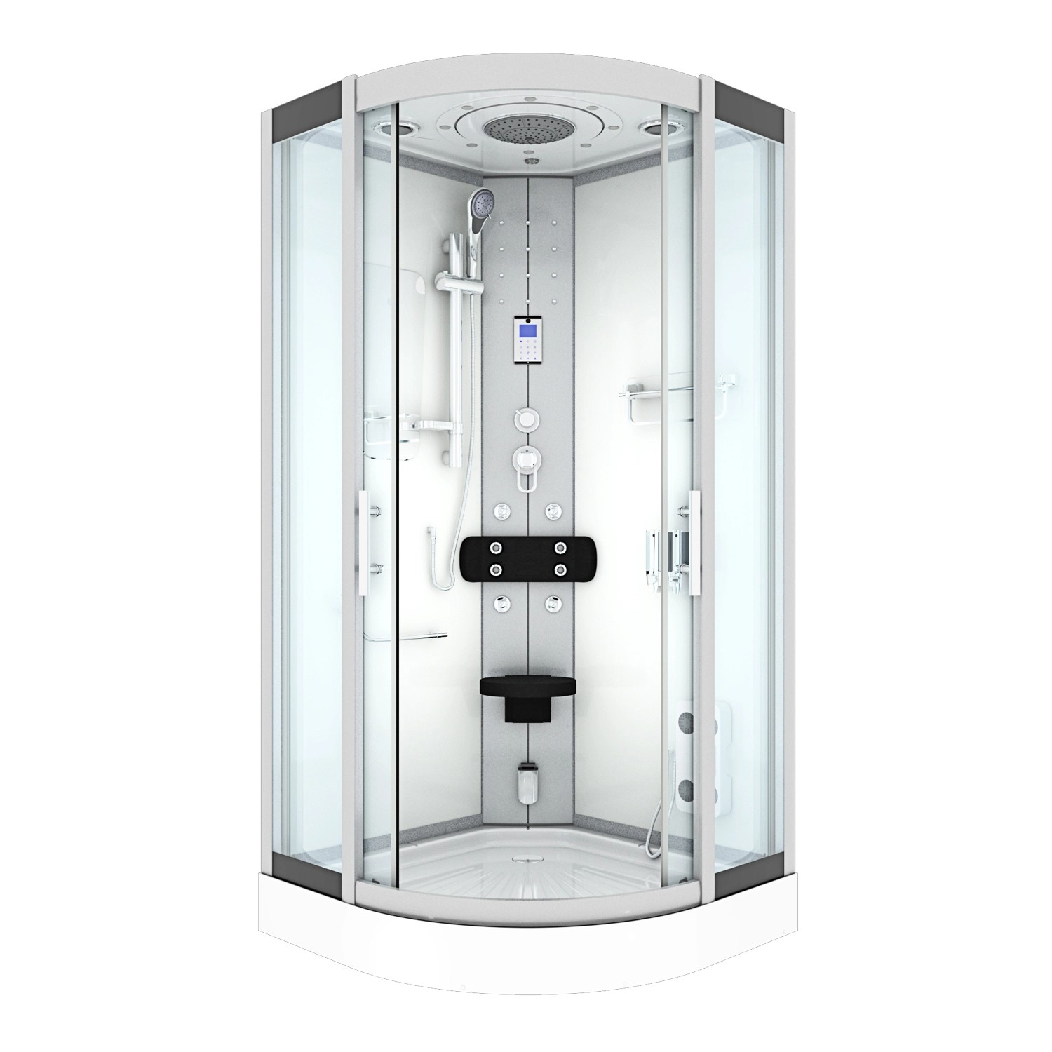 AcquaVapore Duschkabine Dusche D46-10T0-EC Komplettdusche Fertigdusche 90x90 AcquaVapore Duschkabine Dusche D46-10T0-EC Komplettdusche Fertigdusche 90x90 von AcquaVapore