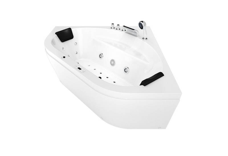 AcquaVapore Whirlpool-Badewanne Whirlpool Pool Badewanne Eckwanne W20H-TH 140x140cm, (1-tlg) von AcquaVapore