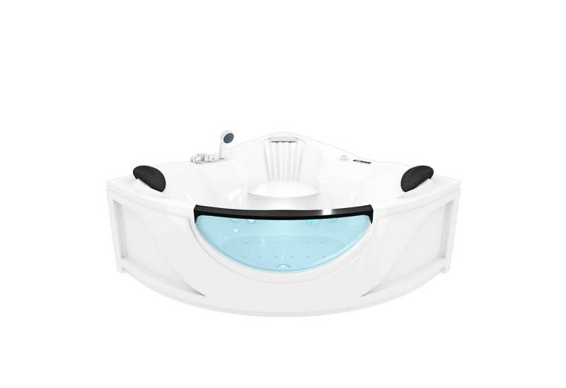 AcquaVapore Whirlpool-Badewanne Whirlpool Pool Badewanne Eckwanne Wanne W25-TH, (1-tlg) von AcquaVapore