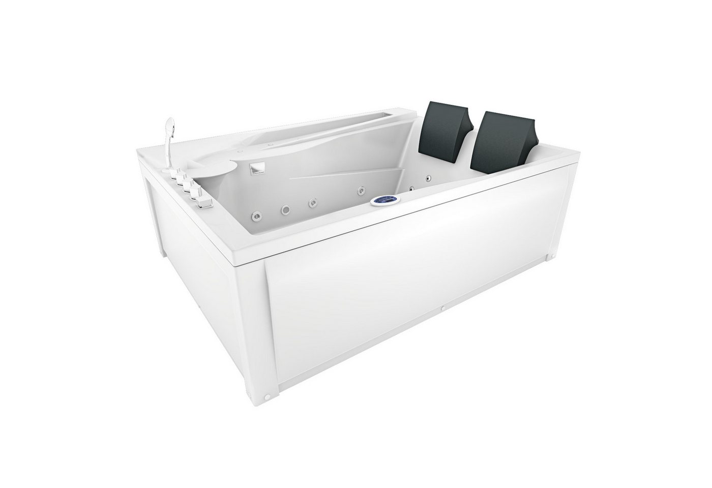 AcquaVapore Whirlpool-Badewanne AcquaVapore Whirlpool Pool Badewanne Eckwanne Wanne W12H-C-ALL 180x135, (1-tlg) AcquaVapore Whirlpool-Badewanne AcquaVapore Whirlpool Pool Badewanne Eckwanne Wanne W12H-C-ALL 180x135, (1-tlg) von AcquaVapore