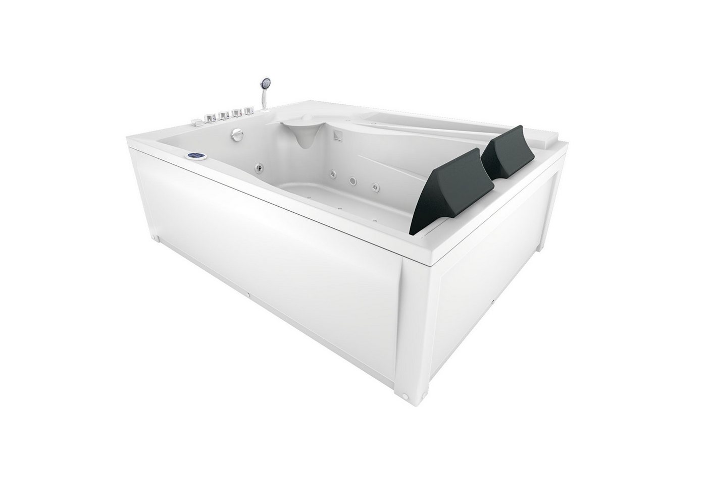 AcquaVapore Whirlpool-Badewanne Whirlpool Pool Badewanne Eckwanne Wanne W12H TH-A-ALL 135x180cm, (1-tlg) AcquaVapore Whirlpool-Badewanne Whirlpool Pool Badewanne Eckwanne Wanne W12H TH-A-ALL 135x180cm, (1-tlg) von AcquaVapore