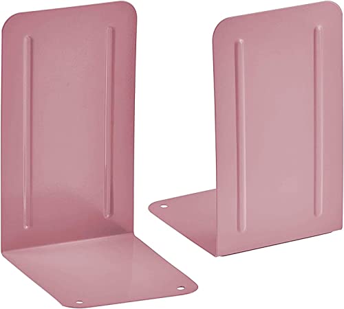 Acrimet Premium Buchstützen aus Metall rutschfest Schwerlast (Rosa) (1Paar) von Acrimet