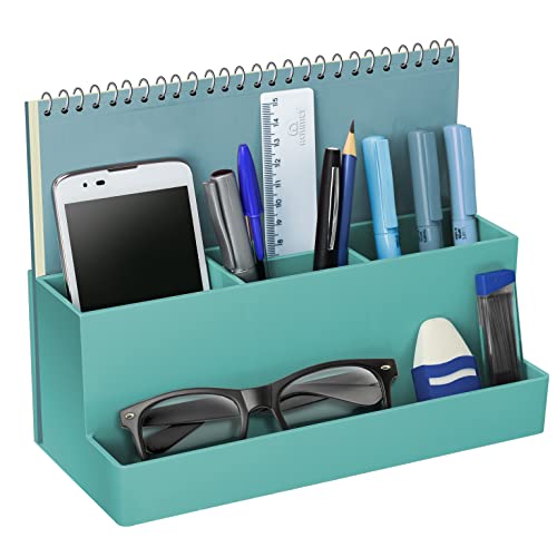 Acrimet Schreibtisch Organizer Mehrzweck Organizer für Büro, Zuhause und Schule (Kunststoff) (Grüne Farbe) von Acrimet
