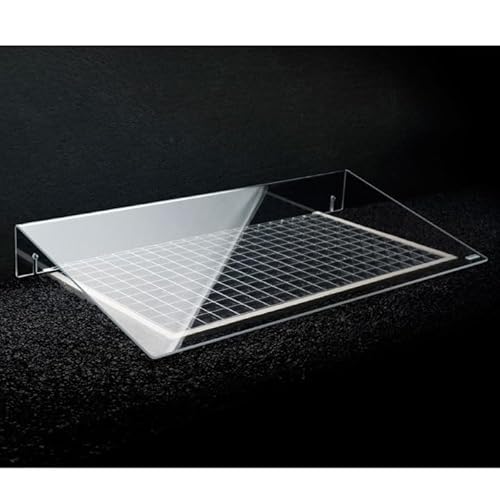 Lichtschachtabdeckung/Kellerschachtabdeckung/Regenschutz aus Acrylglas AcryS-90x50 der einfache Regenschutz von AcryLive