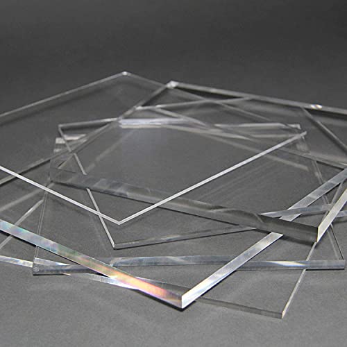 nattmann Acrylglas Zuschnitt PLEXIGLAS® Zuschnitt 10-25 mm Platte/Scheibe klar/transparent (10 mm, 600 x 400 mm) - nach Maß/Wunschmaß möglich von nattmann
