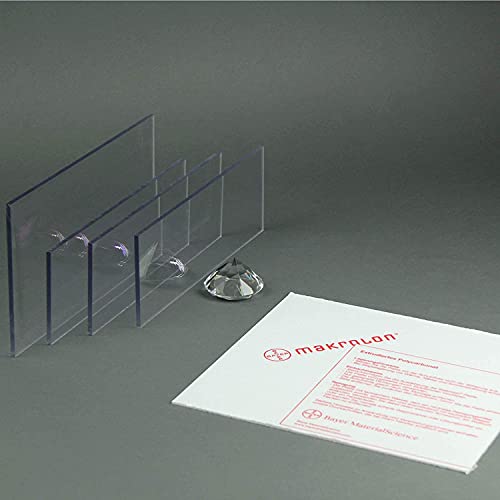 nattmann MAKROLON® / Polycarbonat Scheibe/Platte Zuschnitt 2-8 mm transparent/klar (5 mm, 800 x 800 mm) - nach Maß/Wunschmaß möglich von nattmann