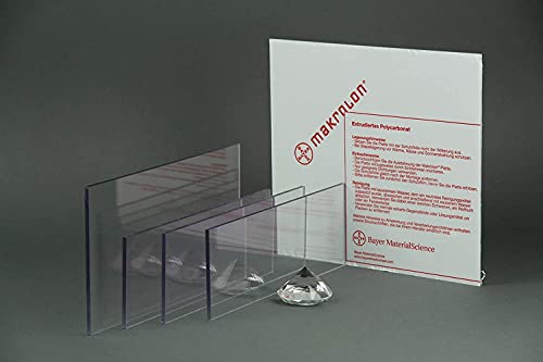 nattmann MAKROLON® / Polycarbonat Scheibe/Platte Zuschnitt 2-8 mm transparent/klar (3 mm, 1500 x 500 mm) - nach Maß/Wunschmaß möglich von nattmann