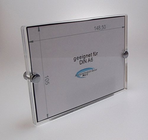 Türschild,Werbeschild im Format DIN A6 aus Acrylglas von Acrylglastechnik Danier