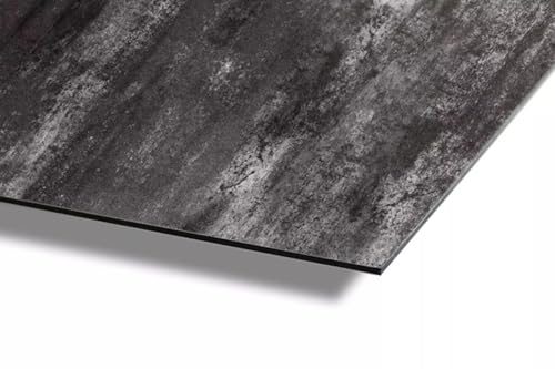 Aluverbundplatte 3mm Metall oxidiert dunkel Steinstruktur Alucom Design Interieur Maß: 1250 x 2550 von Acrylshop24