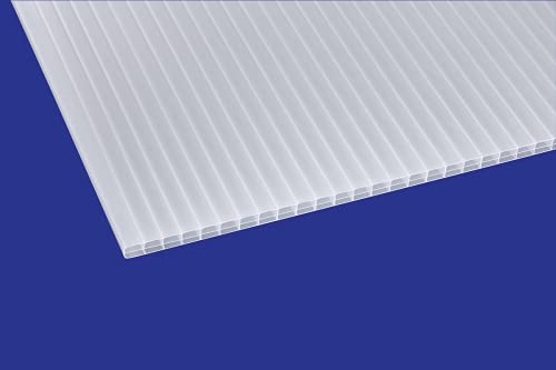 Polycarbonat ECO Stegplatte 16mm, opal, Steg 3-Fach, 16/25/3 ECO 980mm x 6000mm Polycarbonat ECO Stegplatte 16mm, opal, Steg 3-Fach, 16/25/3 ECO 980mm x 6000mm von Acrylshop24