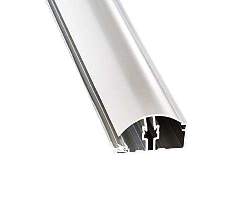 Stegplatte Randprofil Abschllussprofil Endprofil für 16mm Stegplatten Alu/PVC Klemmdeckel 6 Meter von Acrylshop24