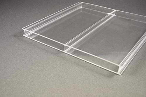 Stegplatten Highlux® Acrylglas 16mm klar - 2fach 96mm Stegabstand 1200mm x 2000mm von Acrylshop24