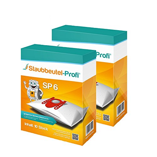 20 Staubsaugerbeutel Staubbeutel-Profi kompatibel mit Swirl S67 geeignet für Siemens VS C7AC342 IQ700 von Act-Clean