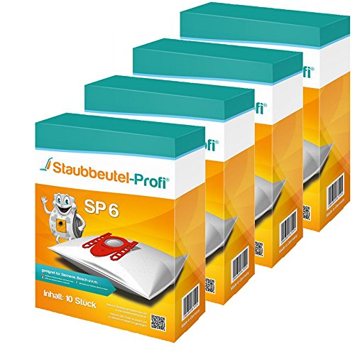 40 Staubsaugerbeutel Staubbeutel-Profi kompatibel mit Swirl S67 geeignet für Siemens VSZ 7330 Z7.0 family von Act-Clean