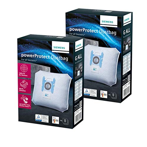 8 Staubsaugerbeutel kompatibel mit Swirl S67 geeignet für Siemens VS P3AAAA IQ300 Plus Limited Edition von Act-Clean
