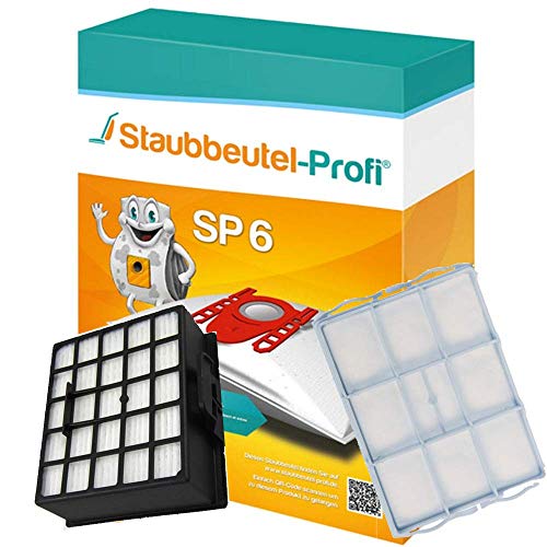 Staubsauger-Beutel-Set SP6 kompatibel mit Swirl S67 geeignet für Bosch BSGL 31415 (10 Beutel + 2 Filter) von Act-Clean