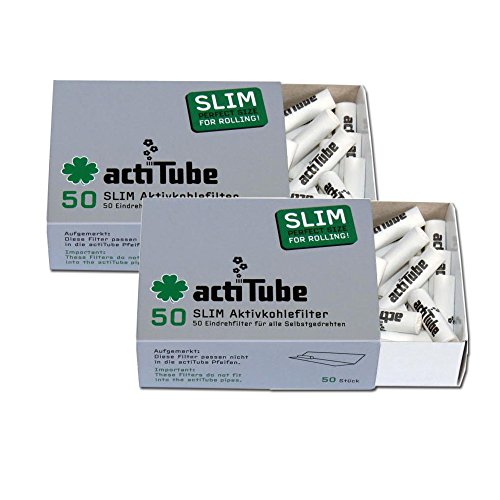 20x50 / 1000 actiTube Slim Aktivkohlefilter von actiTube