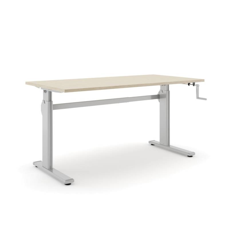 Actiforce Aluforce Pro 110 HC - Manuell höhenverstellbarer Schreibtisch mit Kurbel von Actiforce