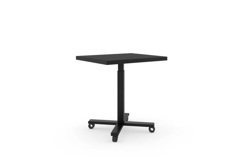Actiforce Beistelltisch Elements Solid 800 (kompakte 80x67cm Tischplatte, mit integrierter Lademöglichkeit), elektrisch höhenverstellbar, hochwertige Linoleum Oberfläche von Actiforce