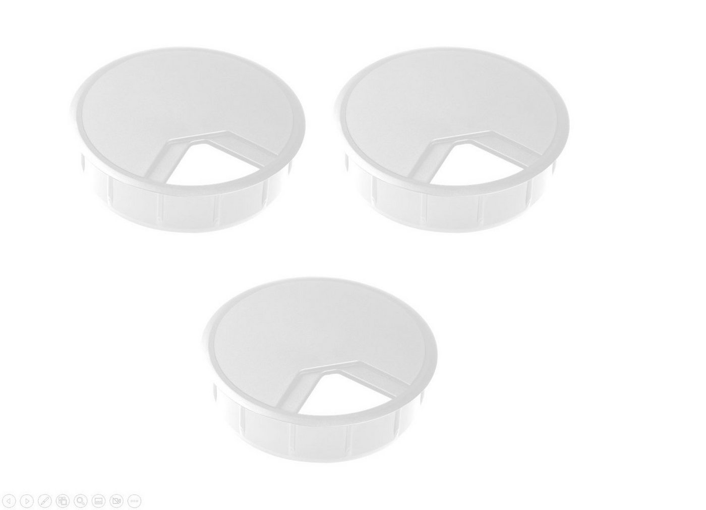 Actiforce Kabeldurchfuhr 80mm ROUND Kabeldurchführung, Set, Verstellbar, Inkl. Abnehmbare Kappe Actiforce Kabeldurchfuhr 80mm ROUND Kabeldurchführung, Set, Verstellbar, Inkl. Abnehmbare Kappe von Actiforce