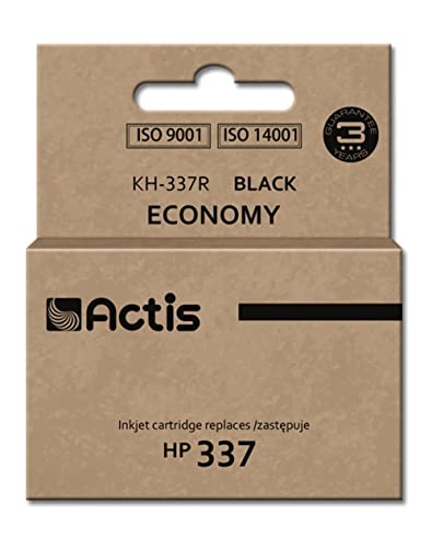 Actis KH-337R Black Tintenpatrone für HP Drucker (HP 337 C9364A Ersatz) von Actis