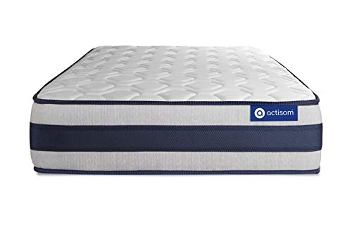 Actisom - Memoryschaum-Matratze 120 x 200 - Einzel, 24cm - Fester Halt und Komfort - Französische Marke - Hochwertige Verarbeitung von Actisom