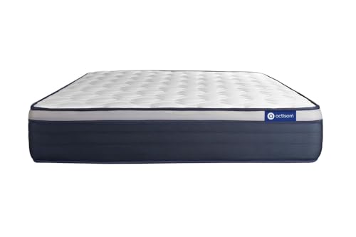 Actisom - Memoryschaum-Matratze 180 x 220 - Doppelbett, 26cm - Fester Halt und Komfort - Hochwertige Verarbeitung - 7 Komfortzonen von Actisom