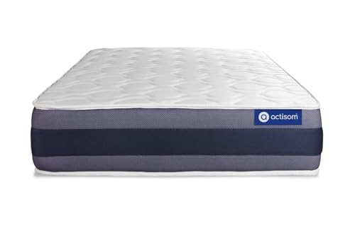 Actisom - Taschenfederkern- und Memoryschaum-Matratze 75 x 190 Einzel, 24cm - Memoryschaum-Komfortschicht - Fester Halt, Ausgewogener Komfort - 5 Komfortzonen Actisom - Taschenfederkern- und Memoryschaum-Matratze 75 x 190 Einzel, 24cm - Memoryschaum-Komfortschicht - Fester Halt, Ausgewogener Komfort - 5 Komfortzonen von Actisom