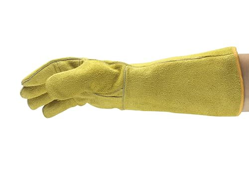 Ansell ActivArmr 43-216 Schnittschutz Arbeitshandschuhe, Hitzebeständige Handschuhe, Mechanikschutz, Spezialzweck-Handschuh Damen Herren, Industrie PSA, Gelb, Größe XL (6 Paar) von Ansell