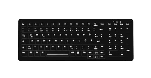 Active Key AK-C7000F-U1-B/GE USB Hygiene-Tastatur Deutsch, QWERTZ, Windows® Schwarz Geeignet f. WIS von Active Key