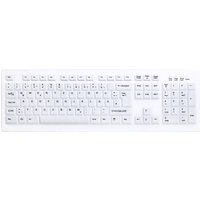Active Key AK-C8100F Medical Key Funk Hygiene-Tastatur Deutsch, QWERTZ Weiß Silikonmembran, Geeigne von Active Key