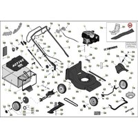 ORIGINAL ACTIVE Mulchmesser-Rasenmäher Modelle 5000sb 050845 von Active